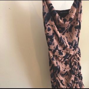 Leopard print cocktail dress